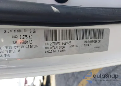 2016 Dodge Challenger Sxt Plus z USA, uszkodzony, nr VIN 2C3CDZAG1GH329625